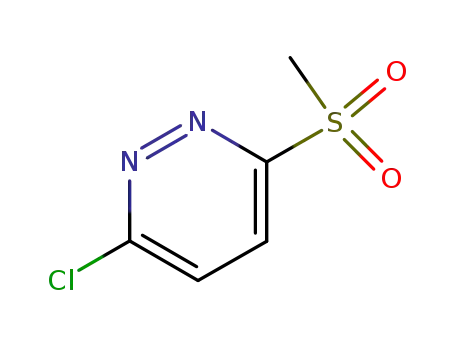 Molecular Structure of 7145-62-2 (3-Chloro-6-(methylsulfonyl)pyridazine)