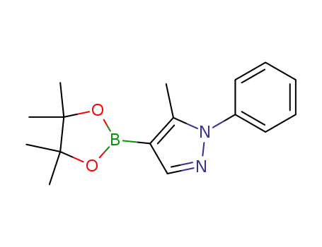 5-methyl-1-phenyl-4-(4,4,5,5-tetramethyl-1,3,2-dioxaborolan-2-yl)-1H-pyrazole