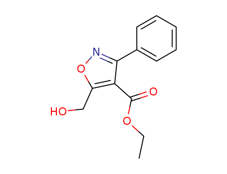4-Isoxazolecarboxylic acid, 5-(hydroxymethyl)-3-phenyl-, ethyl ester