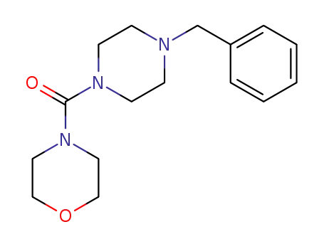 (4-benzylpiperazin-1-yl)(morpholino)methanone