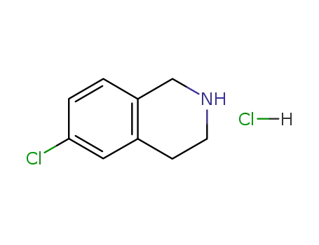 Molecular Structure of 33537-97-2 (6-CHLORO-1,2,3,4-TETRAHYDRO-ISOQUINOLINE HYDROCHLORIDE)