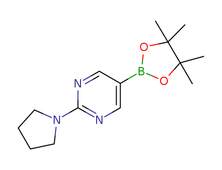2-(Pyrrolidin-1-yl)pyrimidine-5-boronic acid pinacol ester