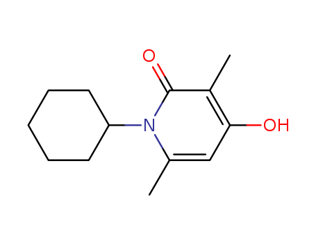 2-1H-PYRIDINONE,1-CYCLOHEXYL-4-HYDROXY-3,6-DIMETHYL-