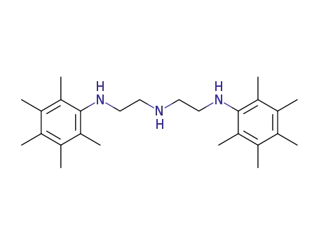 Molecular Structure of 862464-60-6 (N<sub>1</sub>-(2,3,4,5,6-pentamethylphenyl)-N<sub>2</sub>-(2-(2,3,4,5,6-pentamethylphenylamino)ethyl)ethane-1,2-diamine)