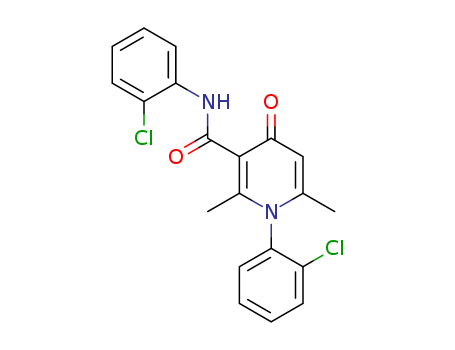 80357-43-3,N,1-bis(2-chlorophenyl)-2,6-dimethyl-4-oxo-1,4-dihydropyridine-3-carboxamide,