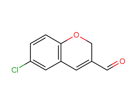 Molecular Structure of 57544-34-0 (6-CHLORO-2H-CHROMENE-3-CARBALDEHYDE)