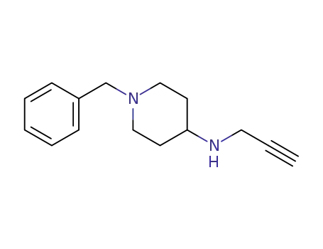 Molecular Structure of 1019508-30-5 (1-benzyl-N-(prop-2-ynyl)aminopiperidine)