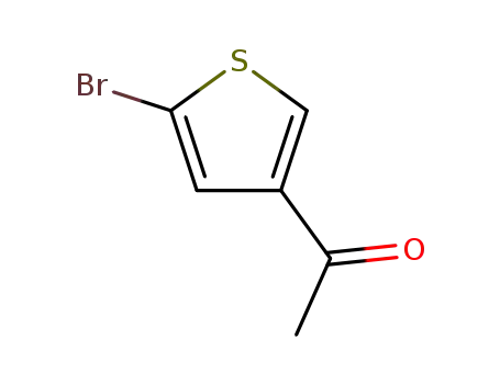 Molecular Structure of 59227-67-7 (1-(5-Bromothiophen-3-yl)ethanone)