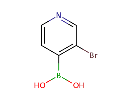Molecular Structure of 458532-99-5 (3-BROMOPYRIDIN-4-YLBORONIC ACID)