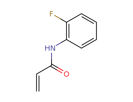 Molecular Structure of 519004-34-3 (2-Propenamide,N-(2-fluorophenyl)-(9CI))