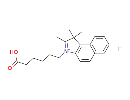 1H-Benz[e]indolium, 3-(5-carboxypentyl)-1,1,2-trimethyl-, iodide