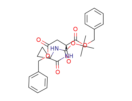 Molecular Structure of 1415763-45-9 (1-[(tert-butoxycarbonyl)amino]cyclopropanecarbonyl-L-aspartic acid dibenzyl ester)
