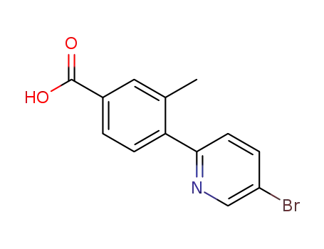 4-(5-bromopyridin-2-yl)-3-methylbenzoic acid