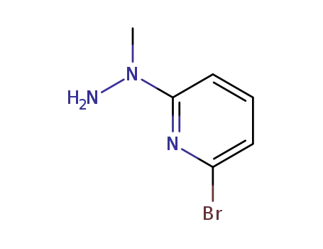 Molecular Structure of 1260240-66-1 (1-(6-bromo-2-pyridyl)-1-methyl-hydrazine)