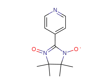 Molecular Structure of 38987-16-5 (4,4,5,5-tetramethylimidazoline-1-oxyl-2-p-pyridyl-3-oxide)