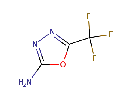 Molecular Structure of 768-29-6 (5-TRIFLUOROMETHYL-1,3,4-OXADIAZOL-2-YLAMINE)