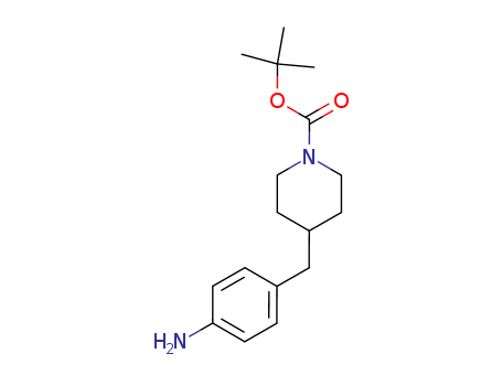 1-Piperidinecarboxylic acid, 4-[(4-aminophenyl)methyl]-,
1,1-dimethylethyl ester(221532-96-3)