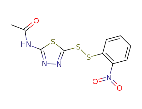 N-[5-(2-nitro-phenyldisulfanyl)-[1,3,4]thiadiazol-2-yl]acetamide