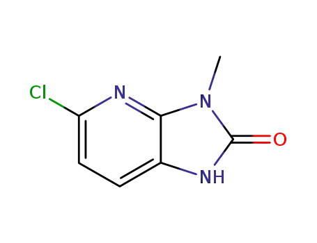 Molecular Structure of 89660-20-8 (5-chloro-3-methyl-1H-imidazo[4,5-b]pyridin-2(3H)-one)