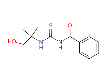 1-Benzoyl-3-(2-hydroxy-1,1-dimethyl-ethyl)-thiourea