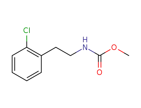 Molecular Structure of 1403029-48-0 (2-2-chlorophenylethylcarbamic acid methyl ester)