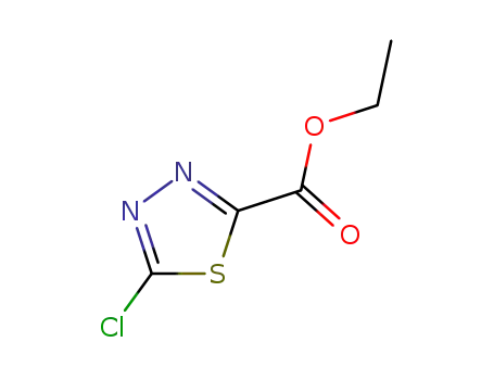 Molecular Structure of 64837-49-6 (Ethyl 5-chloro-1,3,4-thiadiazole-2-carboxylate)