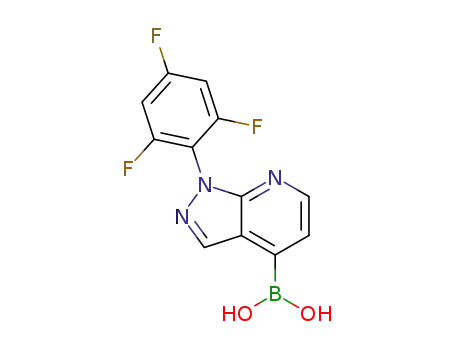 1-(2,4,6-trifluorophenyl)-1H-pyrazolo[3,4-b]pyridin-4-ylboronic acid