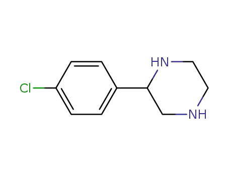 Molecular Structure of 91517-25-8 (2-(4-CHLOROPHENYL)PIPERAZINE)