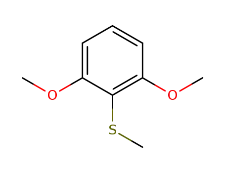 Molecular Structure of 33617-67-3 (1,3-Dimethoxy-2-(methylthio)benzene)