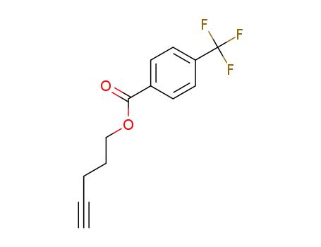 Molecular Structure of 1567325-02-3 (pent-4-ynyl 4-(trifluoromethyl)benzoate)