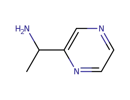 Molecular Structure of 179323-60-5 (1-PYRAZIN-2-YL-ETHYLAMINE)