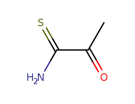 Molecular Structure of 31787-50-5 (2-oxopropanethioamide)