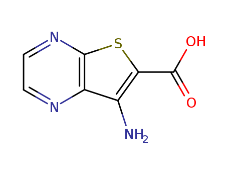 7-Aminothieno[2,3-b]pyrazine-6-carboxylic acid, 90%