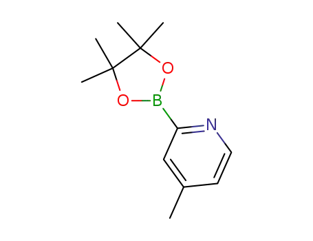 Molecular Structure of 1236119-88-2 (4-METHYLPYRIDINE-2-BORONIC ACID PINACOL ESTER)