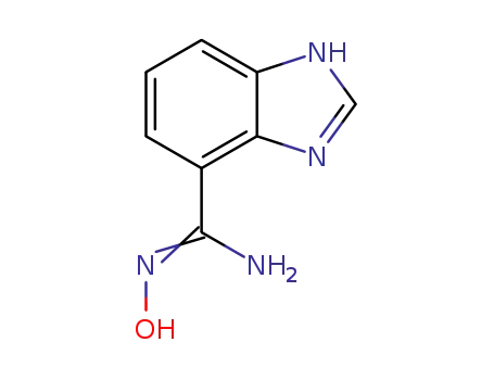 1H-Benzimidazole-7-carboximidamide,  N-hydroxy-