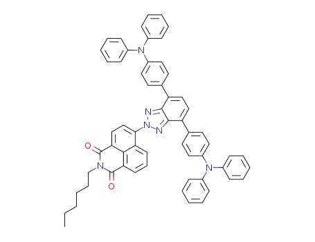 6-(4,7-bis(4-(N,N-diphenylamino)phenyl)-2H-benzo[d][1,2,3]triazol-2-yl)-2-hexyl-1H-benzo[de]isoquinoline-1,3(2H)-dione