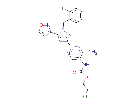 Molecular Structure of 1354041-82-9 (C<sub>20</sub>H<sub>17</sub>ClFN<sub>7</sub>O<sub>3</sub>)
