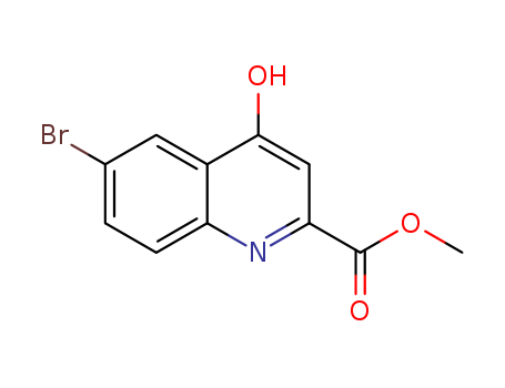 2-Quinolinecarboxylicacid, 6-bromo-4-hydroxy-, methyl ester