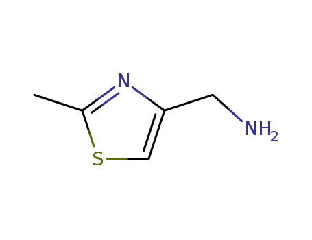 Molecular Structure of 103694-26-4 (C-(2-METHYL-THIAZOL-4-YL)-METHYLAMINE)