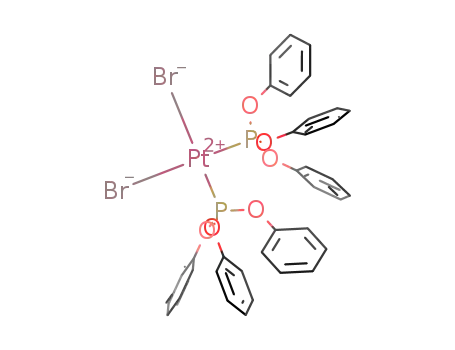 Molecular Structure of 41871-81-2 (Cis-DibroMobis(triphenylphosphite)platinuM(II))