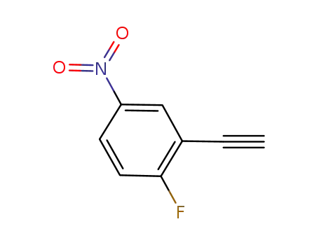 Molecular Structure of 343866-99-9 (2-ETHYNYL-1-FLUORO-4-NITRO-BENZENE)