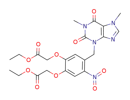 3-[4,5-bis(ethoxycarbonylmethoxy)-2-nitrobenzyl]-1,7-dimethylxanthine