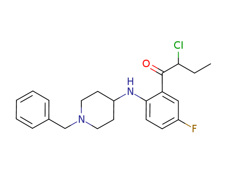 1-Butanone,2-chloro-1-[5-fluoro-2-[[1-(phenylmethyl)-4-piperidinyl]amino]phenyl]-