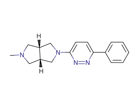 Molecular Structure of 848591-89-9 (Pyrrolo[3,4-c]pyrrole, octahydro-2-Methyl-5-(6-phenyl-3-pyridazinyl)-)