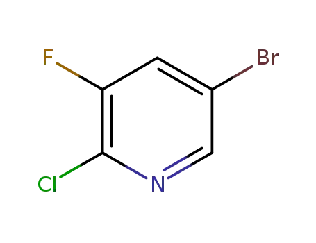 Molecular Structure of 831203-13-5 (5-Bromo-2-chloro-3-fluoropyridine)