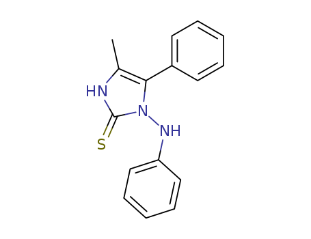 2H-Imidazole-2-thione,1,3-dihydro-4-methyl-5-phenyl-1-(phenylamino)-