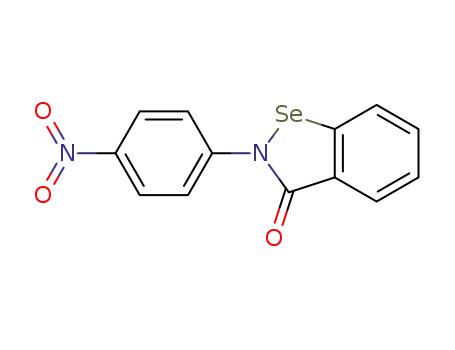 Molecular Structure of 81743-92-2 (1,2-Benzisoselenazol-3(2H)-one, 2-(4-nitrophenyl)-)