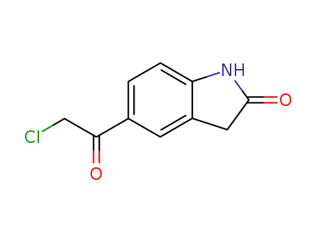 Molecular Structure of 65435-04-3 (5-CHLOROACETYLOXINDOLE)