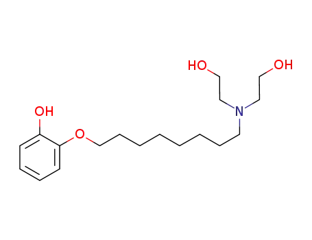 Molecular Structure of 535968-69-5 (Phenol, 2-[[8-[bis(2-hydroxyethyl)amino]octyl]oxy]-)