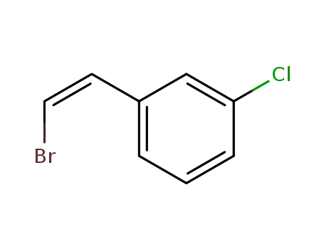 Molecular Structure of 76557-95-4 ((E)-1-(2-bromovinyl)-3-chlorobenzene)